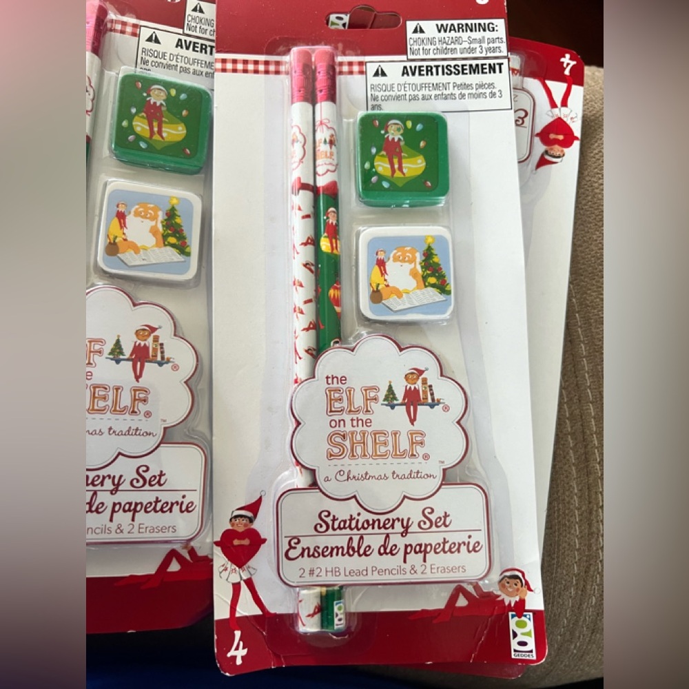 Elf on the shelf stationery  lot - 7 new sets